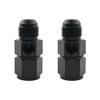 2PCS/PACK Male AN8 to Female AN8 With 1/8 NPT Gauge Port Fuel Pressure Take off Fitting Adaptor Connector Aluminum view 1