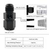 2PCS/PACK Male AN8 to Female AN8 With 1/8 NPT Gauge Port Fuel Pressure Take off Fitting Adaptor Connector Aluminum view 3