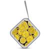 FekiLoot Sliced Lemon Wallpaper CD Case 40 Capacity DVD Case Holder Portable Zipper CD Cases Holder Large Storage Disc Wallet Bag Hard Plastic DVD Cases for Car Home Travel view 3
