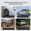2 Pieces Car Snow Rackets, Compatible with Roewe LOMEMO Whale CLEVER, Anti-slip Traction Pads, Mud and Sand Recovery Tracks, Snow Chains view 3