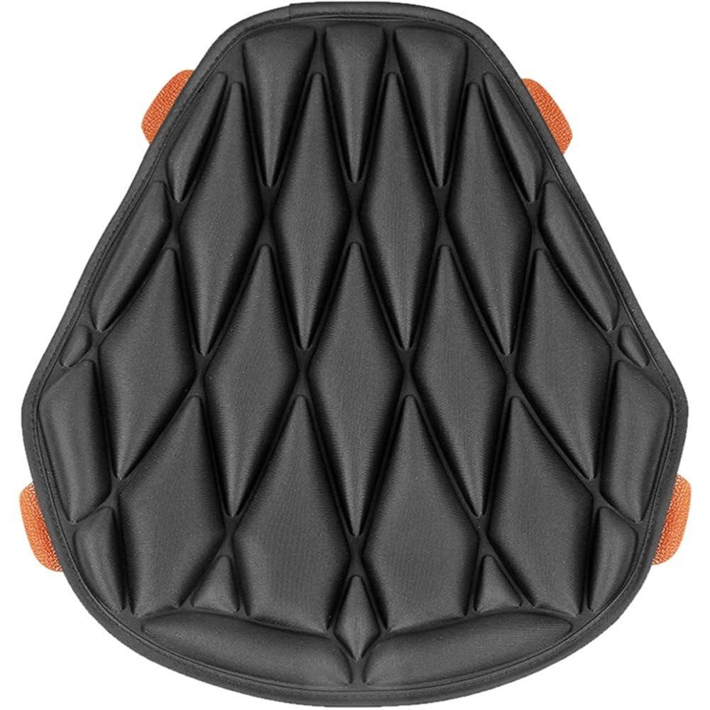Vobumix Foldable Motorcycle Seat Cushion, 3D Comfort Motorcycle Seat Cover Waterproof Eva Cushion Cover Breathable Seat Cover Protector Cushion