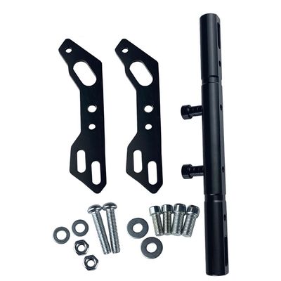 RAYANA Motorcycle Electric Scooter Rearview Mirror Crossbar, Handlebar Extended Reinforced Balance Bar (BLACK)