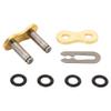 TUSK 520 Gold X-Ring Chain Master Link for Royal Enfield Himalayan 450 2024-2025 view 1