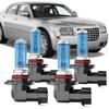 AOXMNDS Halogen Headlight Bulbs Compatible with Chrysler 300 2005-2009, 9005 9006 High Low Beam Combo, 6000K White,Plug and Play, Pack of 4 view 1
