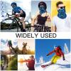 SEBNATAL Neck Gaiter Scarf for Skiing Hiking Motorcycle, Wristband Easy to Carry, Washable Black And White Cat Moon Stars Face Mask for Men Women view 4