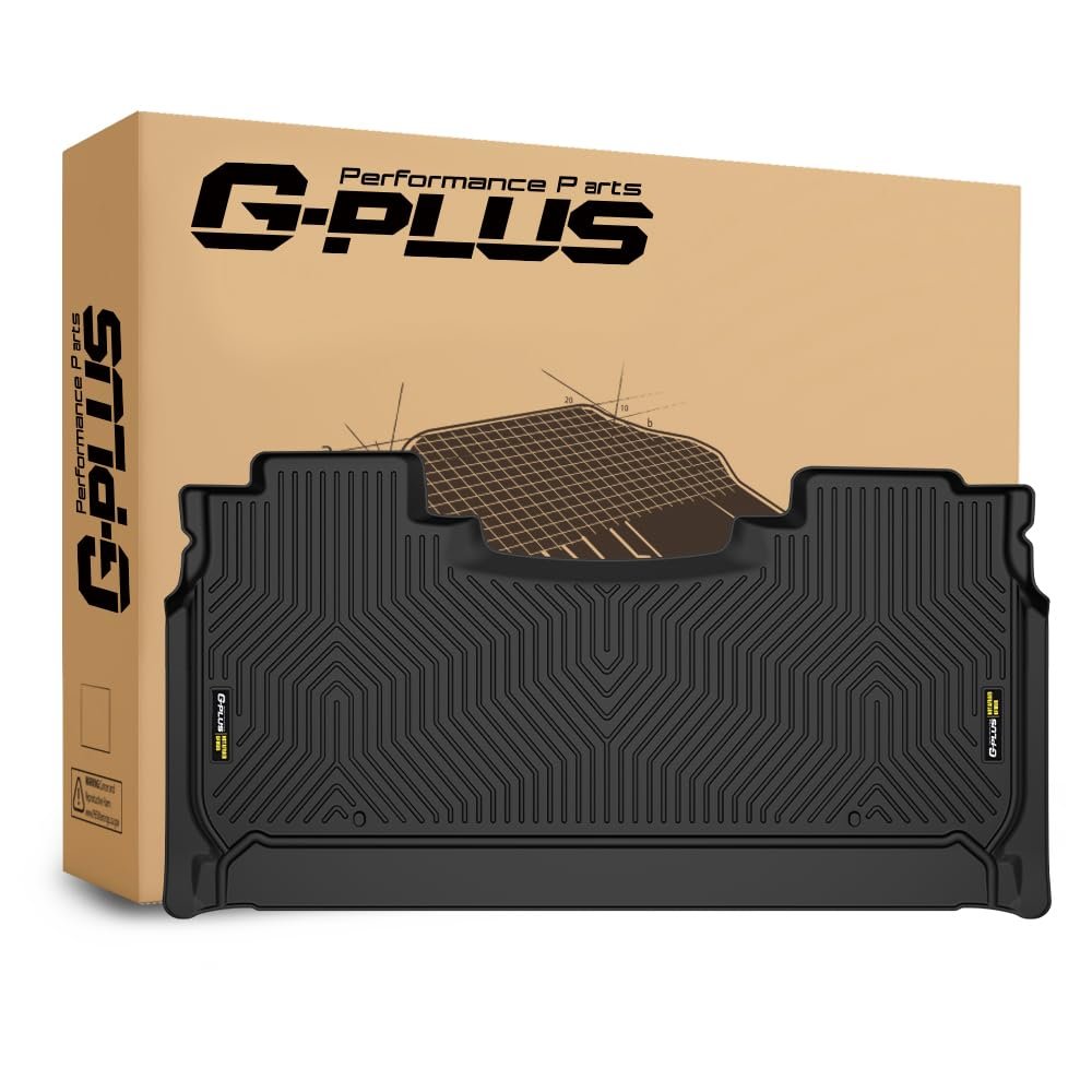 G-PLUS TPE Floor Mats Fit Dodge Ram 1500 Crew Cab 2019-2024,2nd Row