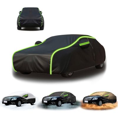 Car Cover Waterproof Compatible with mini F55 2015-2024, All Weather Full Exterior Rain Sun Protect, Car Covers for Automobiles with Door Zipper wk0
