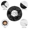 Foruidea Yellow Butterfly Sunflower Spare Tire Cover with Backup Camera Hole Wheel Tire Cover Fit Trailer, RV, SUV and Many Vehicle 17inch view 4
