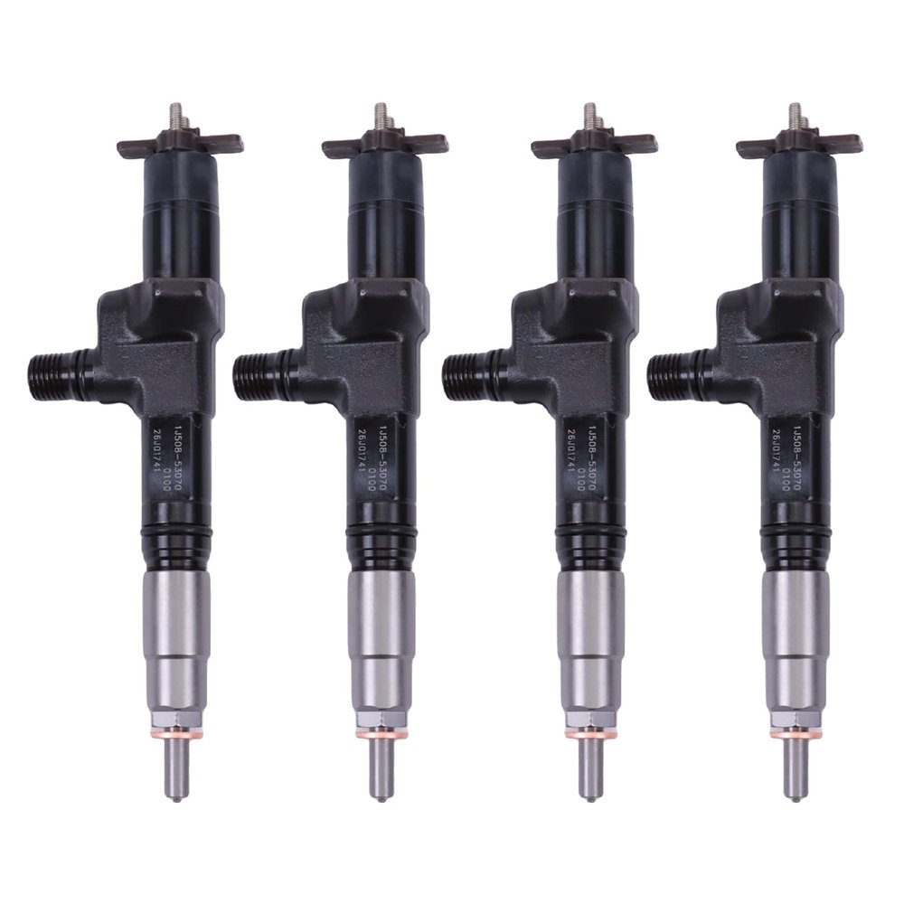 1J508-53070 1J508-53074 Common Rail Injector 4-pack for Kubota V3800 Engine