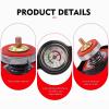 Fiknonk 1 PC High Pressure Radiator Cap with Temperature Gauge, 1.8 Bar 26 PSI Alloy Radiator Cover, Compatible with Honda CRF CR-XR, Suzuki DR-Z RMZ, Yamaha WR YZ Dirt Bike & ATV Models view 3