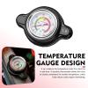 Fiknonk 1 PC High Pressure Radiator Cap with Temperature Gauge, 1.8 Bar 26 PSI Alloy Radiator Cover, Compatible with Honda CRF CR-XR, Suzuki DR-Z RMZ, Yamaha WR YZ Dirt Bike & ATV Models view 4