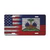 LRCCJS American Flag License Plate - Patriotic USA Freedom Stars Stripes Aluminum Car Tag 12x6 Inch - Waterproof Novelty Auto Accessory view 1