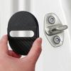 Universal Car Door Lock Decoration Lock Cover Parts Accessories Lock Lockstitch Decor Compatible with Honda Toyota Subaru Mazda Hyundai Kia Most Vehicles (Red*4) view 4