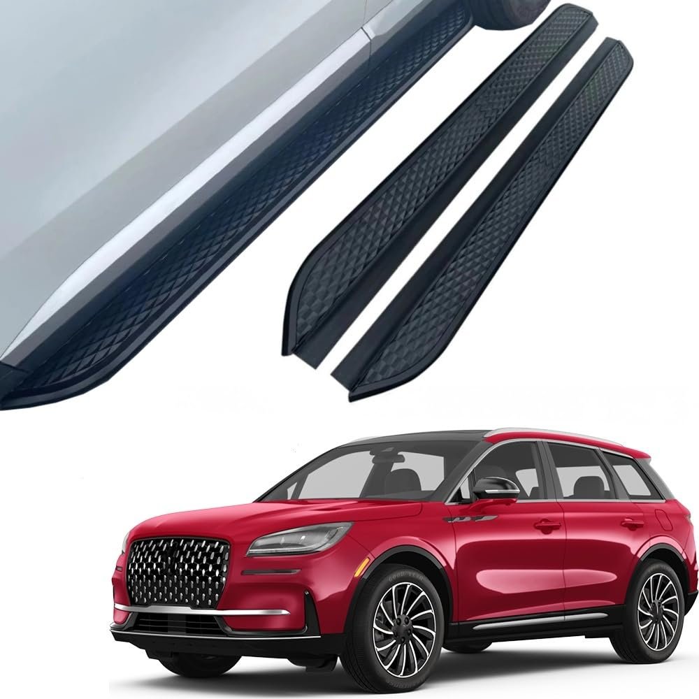 Running Boards Side Step Fits for Lincoln Corsair 2020-2025 Aluminum Nerf Bars Side Steps All Black