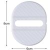 Universal Car Door Lock Decoration Lock Cover Parts Accessories Lock Lockstitch Decor Compatible with Honda Toyota Subaru Mazda Hyundai Kia Most Vehicles (White*4) view 2