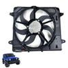 621-601 Engine Cooling Radiator Fan Assembly Compatible with 2012-2017 Jeep Wrangler, for 2018 Wrangler JK 3.6L Replace# 68143894AA 68143894AB 6010277 624080 CF13078 view 1