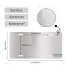 YOLADSUME Visual Impairment Awareness Believe Gray Ribbon 6" X 12" in License Plate Funny Novelty Aluminum Metal Front License Plate for Men Women view 2