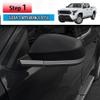 Exterior Rearview Mirror Trim for Tacoma 2024 2025 ABS Carbon Fiber Anti Scratch Exterior Modification Kit 4PCS Tacoma Accessories (Carbon Fiber) view 2