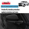 Exterior Rearview Mirror Trim for Tacoma 2024 2025 ABS Carbon Fiber Anti Scratch Exterior Modification Kit 4PCS Tacoma Accessories (Carbon Fiber) view 3
