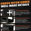 Metal Jesus Christ Cross Hitch Cover for 2 Inch Receivers with 5/8-Inch Pin Diameter Anti-Theft Hitch Lock,Enhance The Aesthetic Appeal of Your vehicle's Rear While Adding Rich Symbolic Meaning view 3