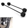 Motorcycle Front Rear Axle Sliders Fork Sliders Crash Protector Fit for Aprilia for RSV4 RF for RSV4 RR for RSV4 R for Tuono V4 RR 2009-2022,Easily Installed view 2
