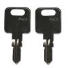 316 Pair (2) Replacement Keys Cut to Code on FIC3 Blank for Fastec/F.I.C. RV & Travel Trailer Locks | KEYSALACARTE view 3