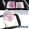 Fkewp Car CD Case, 40 Capacity CD Storage Binder Wallet Zipper Protective Case, Portable Automotive DVD Disc Storage Organizer for Home Travel Office, Universal Car Accessories (Yellow) view 4