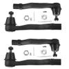 Front Suspension Kits 4pc Tie Rod End 92-95 For Honda Civic view 1