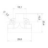 getuse Bike Hydraulic Oil Brake Hose Splitter Connector Tee Fitting for Bicycle Disc Brake Sets- T Shaped view 3