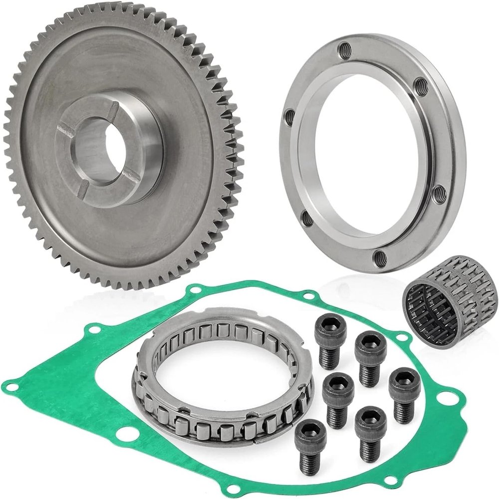 Replacement for Yamaha for 350 Starter Clutch One Way Bearing Gear Idler Kit OEM