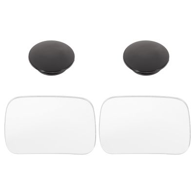 DONFAMDS Wide-Angle Adjustable Blind Spot Mirror Pair, 360 Rotating Auxiliary Rearview Car Mirror for Enhanced Safety and Parking Assistance