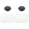DONFAMDS Wide-Angle Adjustable Blind Spot Mirror Pair, 360 Rotating Auxiliary Rearview Car Mirror for Enhanced Safety and Parking Assistance view 1