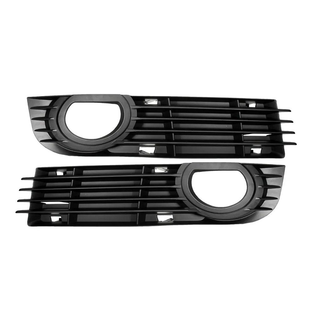 Pair Car Front Bumper Fog Light Lamp Grille Compatible For Audi A8 Quattro 4-Door D3 2006 2007 2008 Radiator Grills Grill Cover 4E0807681AD