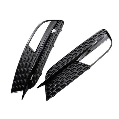 Fog Lamp Frame Grill Cover Compatible For Audi A5 2012-2016 Front Bumper Grille Lower Grille Car Accessories Closed Cellular Grid