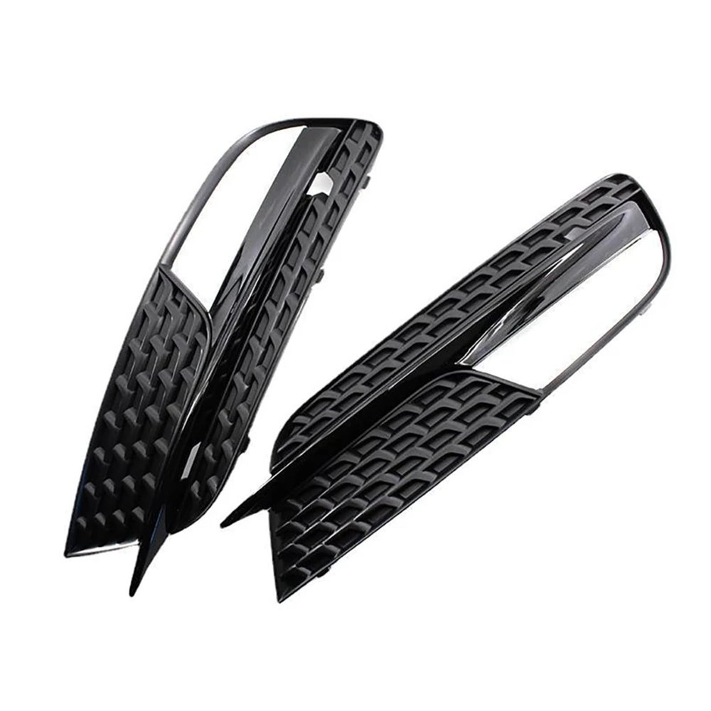 Fog Lamp Frame Grill Cover Compatible For Audi A5 2012-2016 Front Bumper Grille Lower Grille Car Accessories Closed Cellular Grid