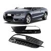 Fog Lamp Frame Grill Cover Compatible For Audi A5 2012-2016 Front Bumper Grille Lower Grille Car Accessories Closed Cellular Grid view 2