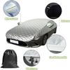 Half Car Cover Waterproof Compatible with Abarth 124 Spider Half Top Car Cover Snow 190t Oxford Fabric 110g Cotton Soft Inner Liner(Color:BB) view 4