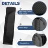 2PCS Car Safety Cover, Carbon Fiber Safety Shoulder Protective Cover, Breathable Leather Soft Harness Pad, Universal Interior Accessories to Protect Your Neck & Shoulder (Carbon Fiber+Black) view 3