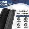 2PCS Car Safety Cover, Carbon Fiber Safety Shoulder Protective Cover, Breathable Leather Soft Harness Pad, Universal Interior Accessories to Protect Your Neck & Shoulder (Carbon Fiber+Black) view 4