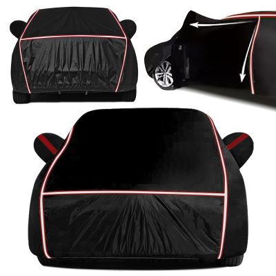 Car Cover for Volkswagen Golf R32 3 Doors (2005-2008) (Hatchback),Waterproof and Breathable Car Cover with Reflective Strips,Suitable for Outdoor Use (with Storage Bag)