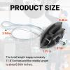 Rlcvecv Sidewall Tire Repair Kit, Tire Puncture Repair Kit Portable Side Wall Slug Emergency Repairs Tool Compatible with ATV UTV SXS Lawnmower Tractor RZR Talon KRX view 2