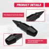 4PCS Spiked Aluminum Tire Valve Stem Caps, Universal Dustproof Heavy Duty Tire Caps Valve Stem Covers, Fit for Cars/SUVs/Trucks/Bikes/Motorcycles (45MM-Black) view 3