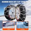 Snow Chains for Cars - 2 Pcs Emergency Tire Chains for SUV, Truck, Minivan, Pickup, ATV, UTV - Winter Traction Security for 215/65R16 Tires view 4