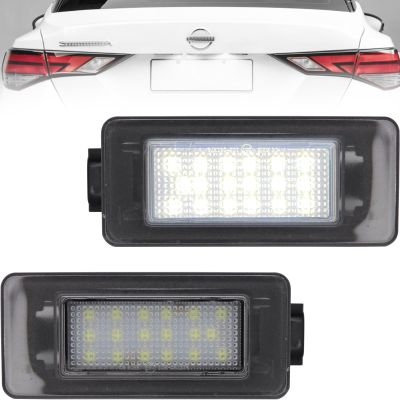Gorromp LED License Plate Lights for Nissan 2020-2025 Sentra S, SR, SV 6000K White LED Rear Number Plates Light Lamps Assembly 265108990E