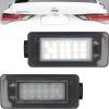 Gorromp LED License Plate Lights for Nissan 2020-2025 Sentra S, SR, SV 6000K White LED Rear Number Plates Light Lamps Assembly 265108990E view 1