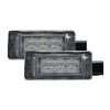 for Citroen for C3 III for C4 Hatchback MK2 Cactus Picasso 2Pcs White LED License Plate Light Number Plate Lamp 9682403680 9661480980 view 1