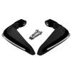 Motorcycle Universal Handguard Turn Signal Lights with lights Shield Windproof for Triumph Victory Aprilia Kawasaki Yamaha Suzuki Honda Motorcycle Dirt Bike Parts. (Black) view 1