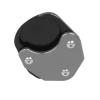 Compatible with Tiger660 Tiger Sport 660 2022- Motorcycle CNC Foot Side Stand Enlarger Support Plate Kickstand Extension Pad(Gray) view 1