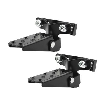Motorcycle Footrest Pedal 1/2Pair Rear Pedal Footrest Folding Motorcycle Clamp-on Foot Step Pegs Footpeg Parts Universal Bike