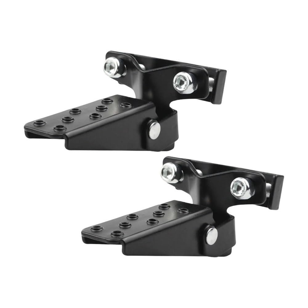 Motorcycle Footrest Pedal 1/2Pair Rear Pedal Footrest Folding Motorcycle Clamp-on Foot Step Pegs Footpeg Parts Universal Bike